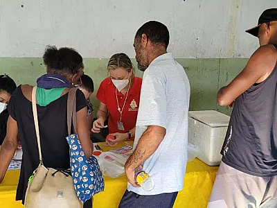 Campanha de combate à tuberculose atende mais de 150 pessoas em situação de rua