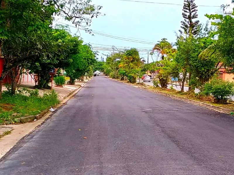 Prefeitura de Peruíbe dá andamento em obras de pavimentação asfáltica na cidade