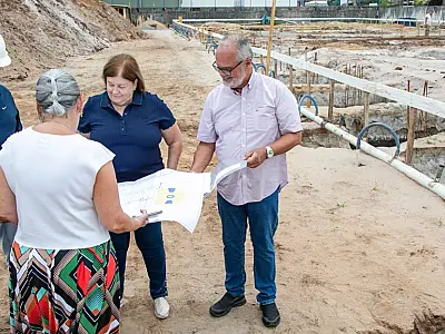 PG 57 Anos: Prefeitura inicia construção de escola no Bairro Antártica