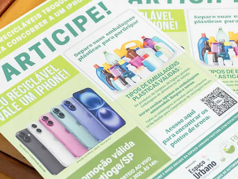 Campanha "Seu Reciclável Vale um iPhone" ganha novos pontos de troca em Bertioga