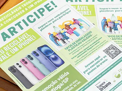 Campanha "Seu Reciclável Vale um iPhone" ganha novos pontos de troca em Bertioga