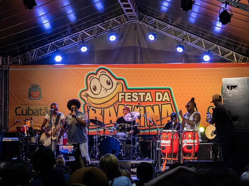 'Festa da Banana' atrai 25 mil pessoas à Vila Nova, em Cubatão, no fim de semana