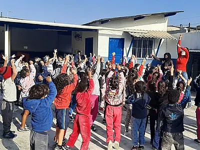 Alunos da rede municipal de Guarujá participam do Dia do Desafio