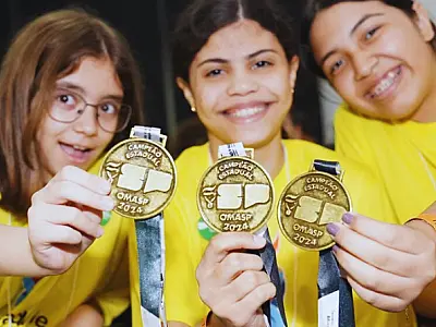 Omasp 2025: Educação premia 1.147 estudantes do Vale do Ribeira com medalhas de ouro, prata e bronze