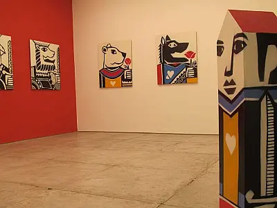 Graffiti e xilogravura se unem em exposição