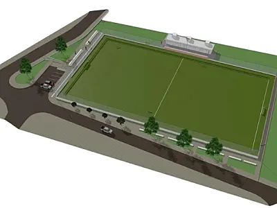 Novo campo de futebol da Zona Noroeste de Santos vai ganhar vestiários
