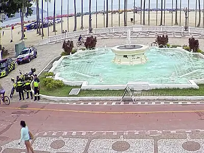 Fiscalização na ciclovia da orla de Santos é intensificada para coibir veículos irregulares