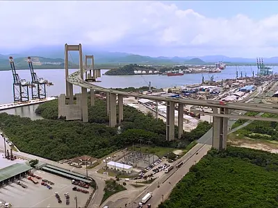 Estado vai ingressar com ação judicial para garantir a construção da ponte entre Santos e Guarujá