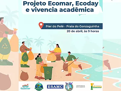 Praia do Gonzaguinha, em São Vicente, recebe 16º Mutirão Ecomar neste sábado