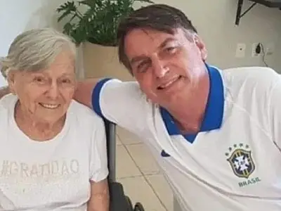 Mãe do presidente Jair Bolsonaro morre aos 94 anos na cidade de Eldorado, no Vale do Ribeira