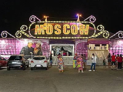 Patati e Patatá se apresentam no Circo Moscow Internacional, neste fim de semana