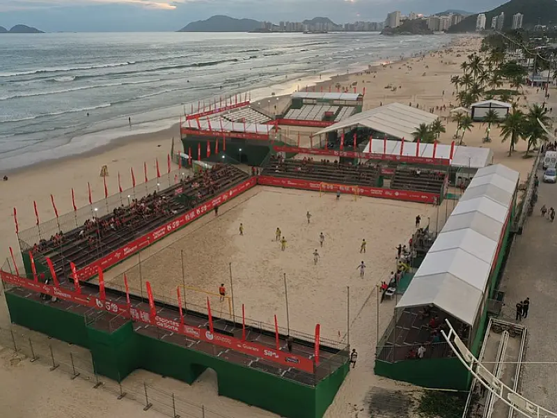 Arena Verão+ recebe etapas do Mundial ITF e do CBT GA de Beach Tennis na Enseada