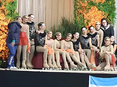 Patinadoras do Inter conquistam medalhas nos Jogos Sul-Americanos