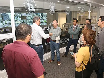Avanços de projetos em Santos são acompanhados por executivos de banco internacional