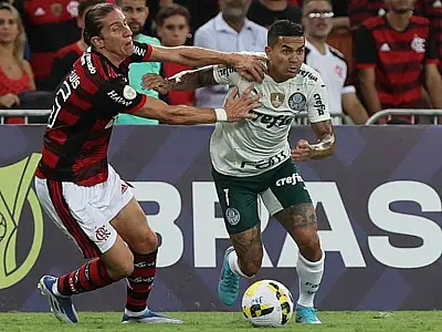 Em reencontro, Flamengo e Palmeiras fazem jogo equilibrado e empatam no Maracanã