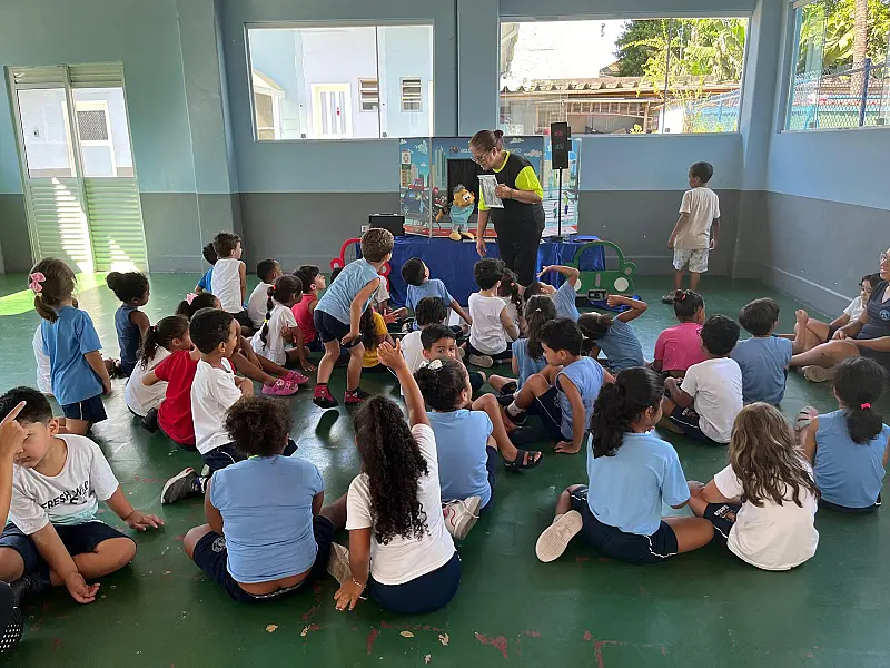 Programa educativo de trânsito abre agenda do ano e já atende mais de 250 alunos em Santos