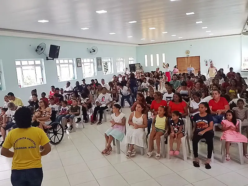 A tradicional festa de natal do Lar Espírita Cristão Alvorada Nova chega a sua 27º edição