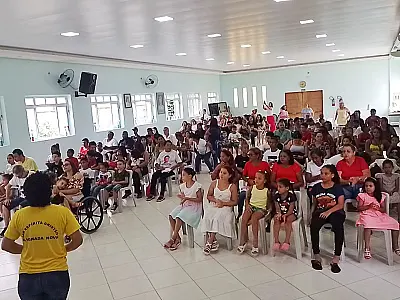 A tradicional festa de natal do Lar Espírita Cristão Alvorada Nova chega a sua 27º edição