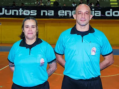 Muito além do apito: Árbitros inspiram e educam nos Jogos Estudantis de São Vicente