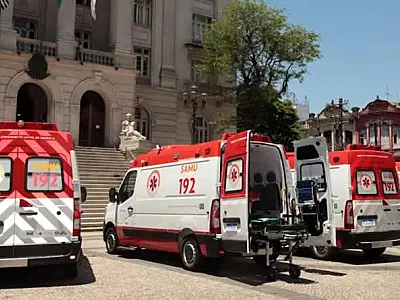 Samu de Santos ganha quatro novas ambulâncias