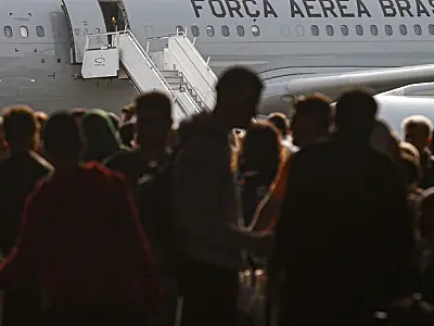 Chega a SP décimo terceiro voo com 150 repatriados do Líbano