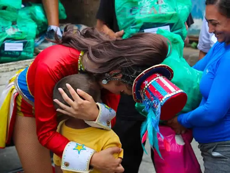 Ação entre Circo Abracadabra e Fundo Social resulta na doação de alimentos a mais de 600 famílias