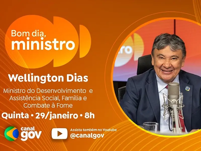 Gás do Povo e avanços da proteção social são destaques do "Bom Dia, Ministro" com Wellington Dias