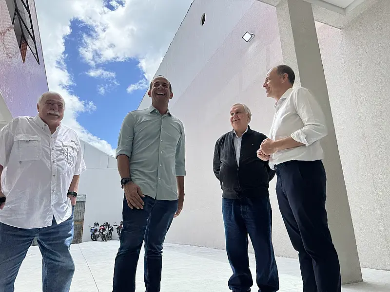 Paulo Alexandre Barbosa vistoria nova base do Samu e reforça parceria com a Fundação Lusíada