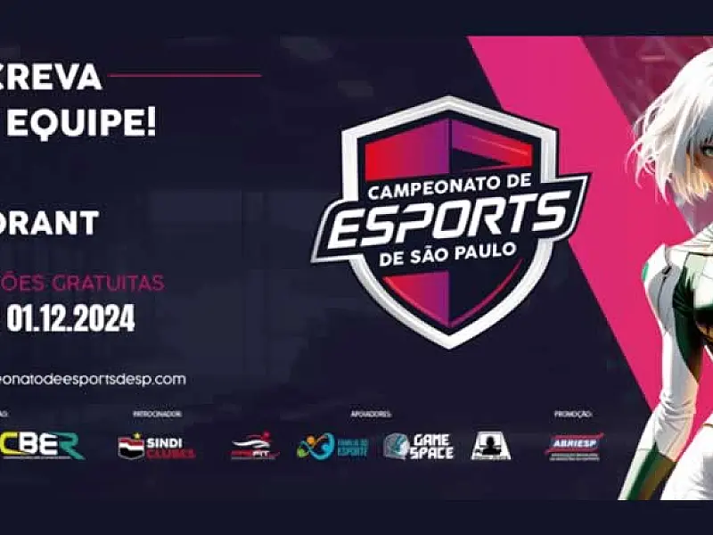 Estão abertas as inscrições gratuitas para o Campeonato de eSports de São Paulo