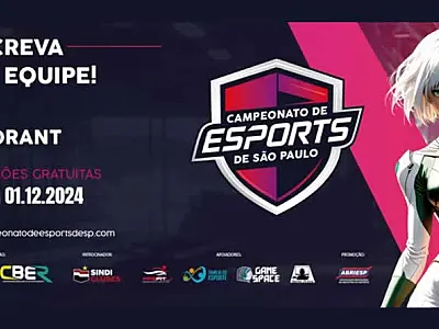 Estão abertas as inscrições gratuitas para o Campeonato de eSports de São Paulo