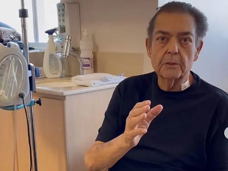 Faustão se emociona ao agradecer família do doador