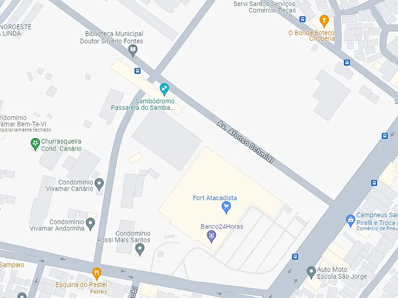 Mudanças ocorrem na região do sambódromo em Santos; linha do samba vai funcionar