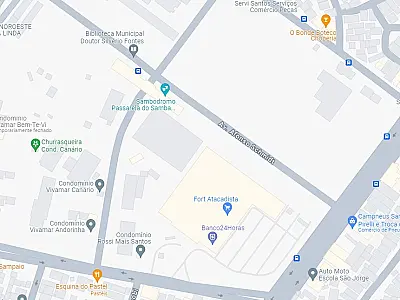 Mudanças ocorrem na região do sambódromo em Santos; linha do samba vai funcionar
