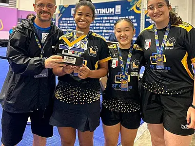 Tênis de mesa do Time PG conquista 3º lugar no Brasileiro de Equipes