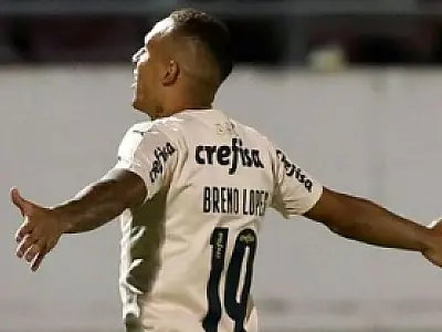 Atacante do Palmeiras, Breno Lopes comenta vitória pela Libertadores