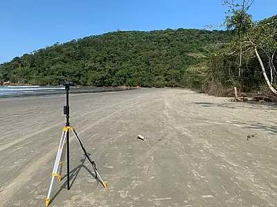 Estudos de erosão entram em nova etapa nesta segunda-feira em São Vicente