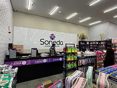Com unidade em PG, Soneda chega a 50 lojas e comemora 7º aniversário