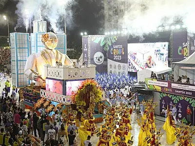Venda de camarotes para o Desfile das Escolas de Samba de Santos começa nesta segunda