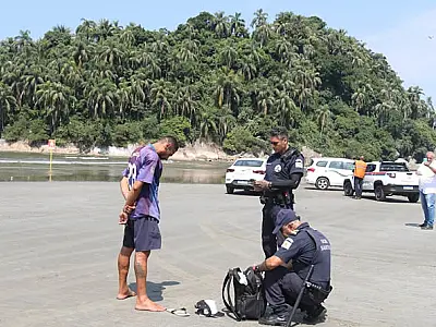 Força-tarefa volta à Ilha Urubuqueçaba, em Santos, para combater crimes ambientais