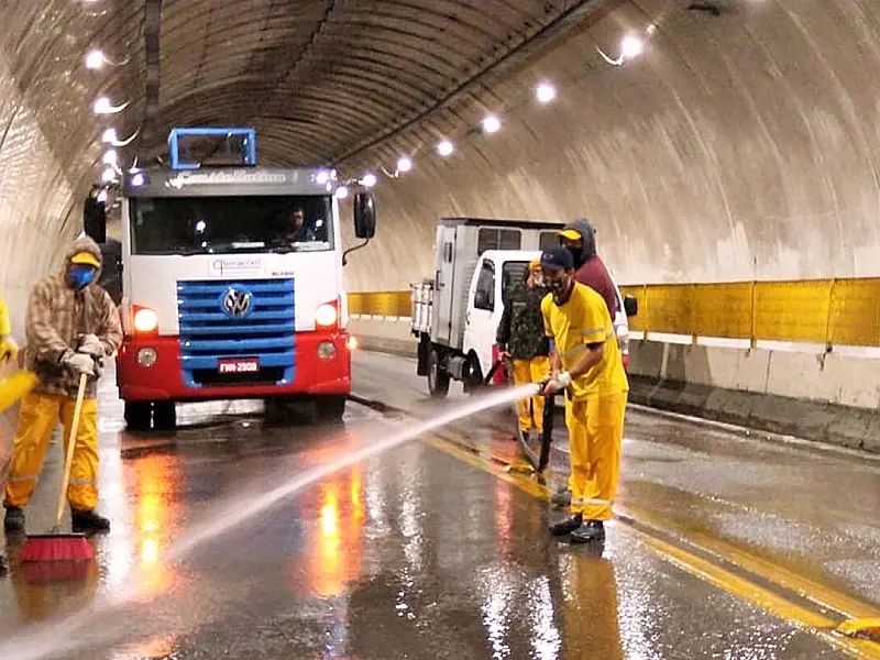 Túnel da Vila Zilda será interditado para limpeza a partir desta quarta-feira