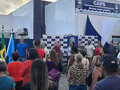 Mongaguá inaugura novo CAPS e homenageia fundador da APAE da cidade