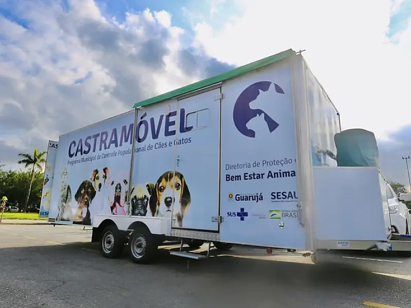Guarujá realiza inscrições para o Castramóvel a partir desta terça-feira