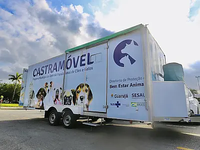 Guarujá realiza inscrições para o Castramóvel a partir desta terça-feira