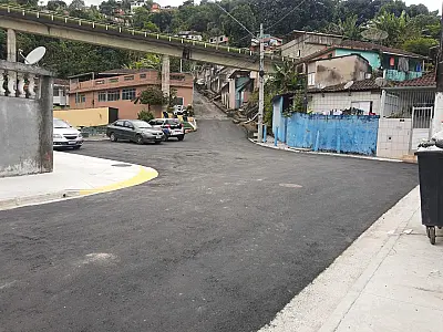 Bairro do Saboó, em Santos, chega a dez vias com revitalizações concluídas