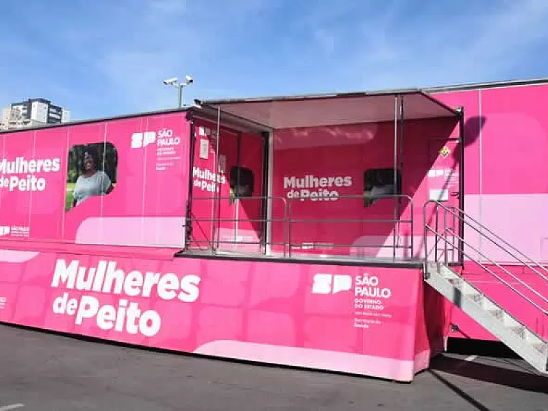 Atendimentos da Carreta da Mamografia começam nesta terça-feira (5) em Praia Grande/SP