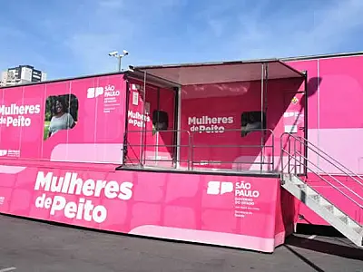 Atendimentos da Carreta da Mamografia começam nesta terça-feira (5) em Praia Grande/SP