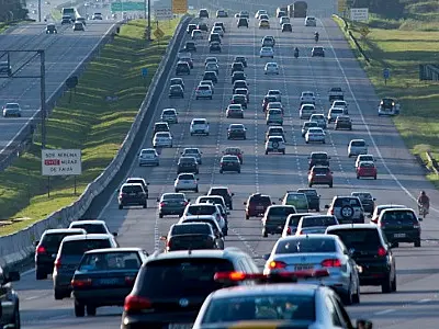 Congestionamento seguem no Sistema Anchieta-Imigrantes sentido SP