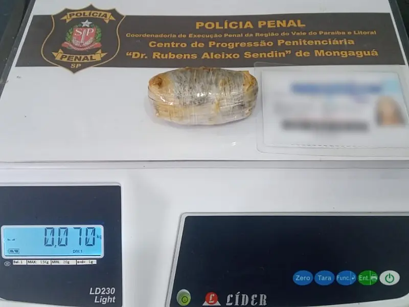 CPP de Mongaguá apreende maconha com visitante de detento