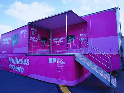 Carreta Mulheres de Peito chega a Mongaguá com exames gratuitos de mamografia