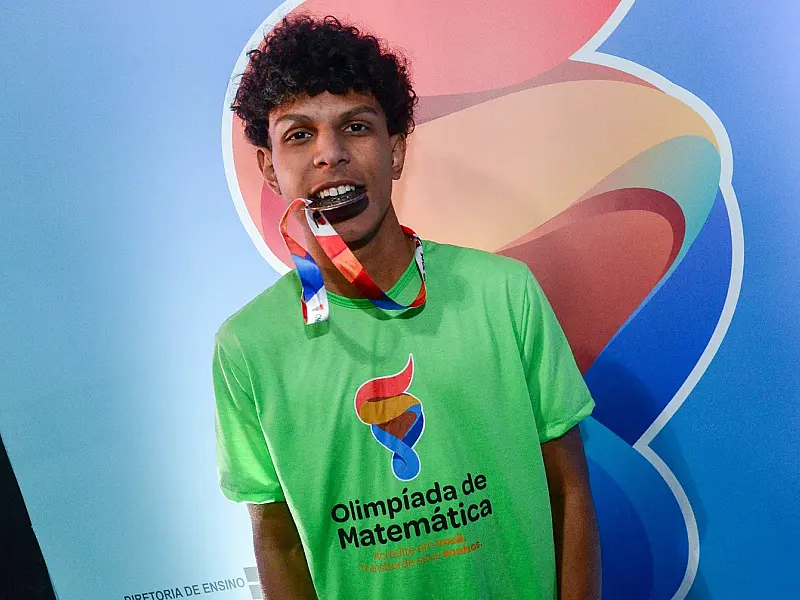 Medalhista da Olimpíada de Matemática pela segunda vez fala sobre aulas preparatórias